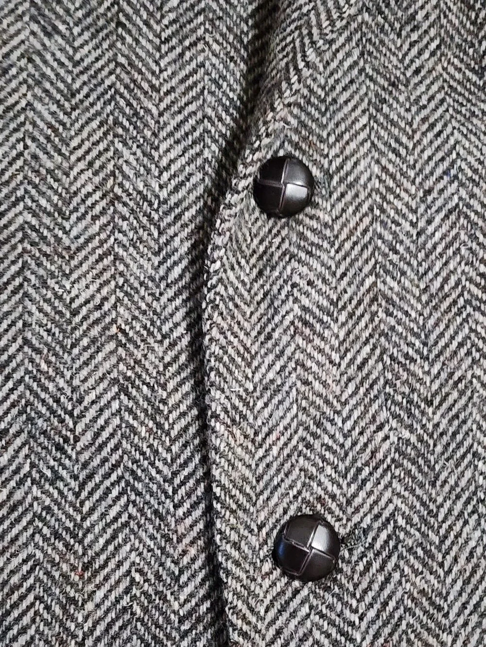 Vtg Pendleton Western Blazer Mens 46L Gray Wool Tweed Sport Coat USA Bi Swing
